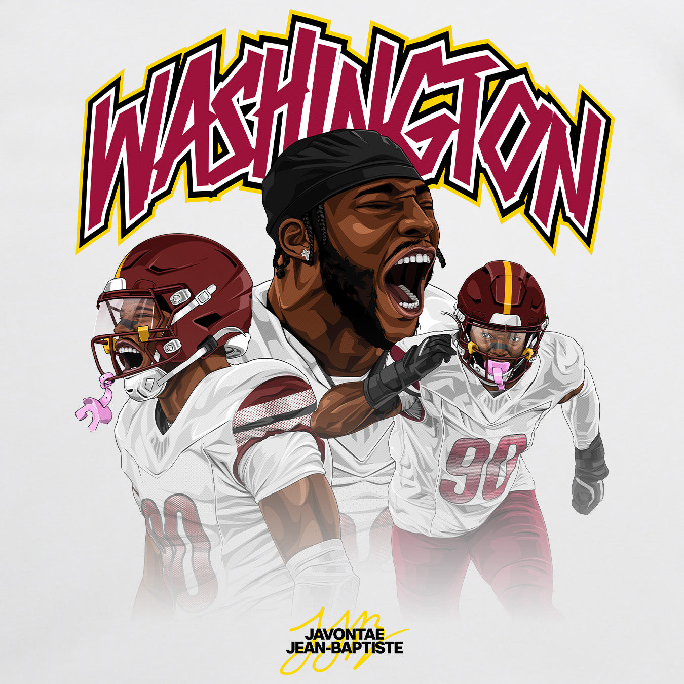 Javontae Jean-Baptiste - White Tee