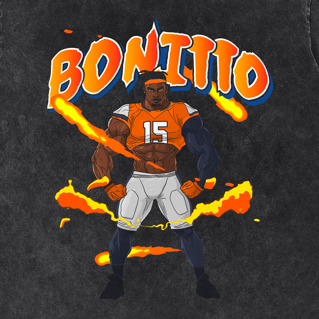 Nik Bonitto - Black Anime Tee