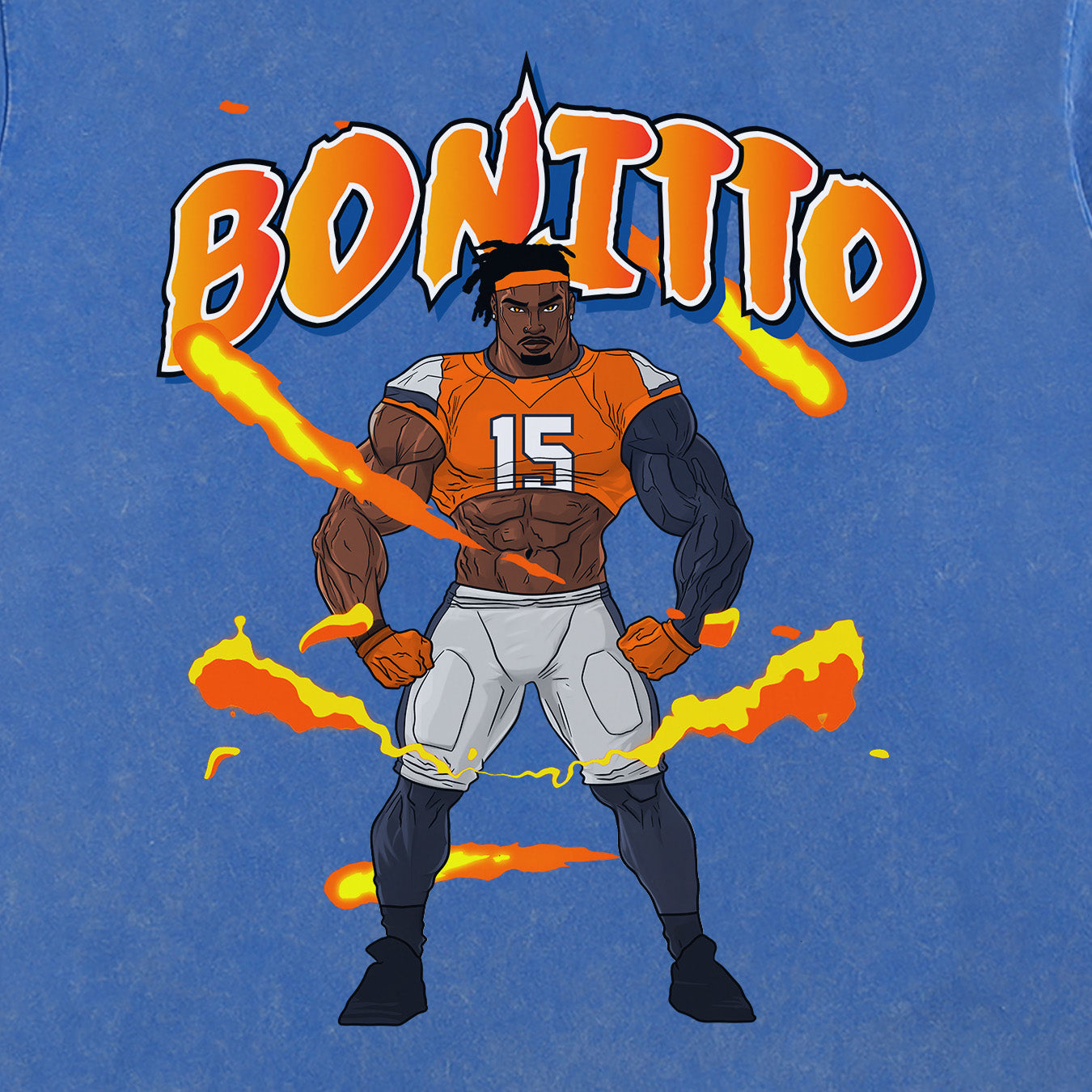 Nik Bonitto - Blue Anime Tee