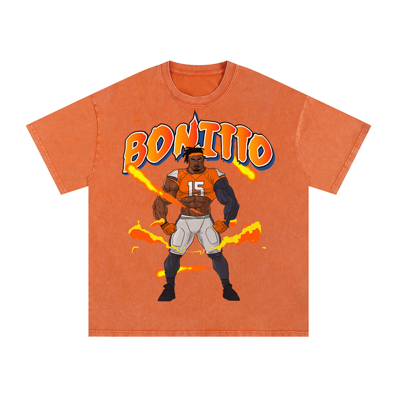 Nik Bonitto - Orange Anime Tee