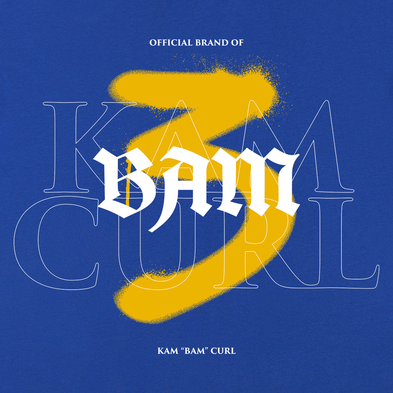 Kam Curl - BAM Blue/Yellow Tee