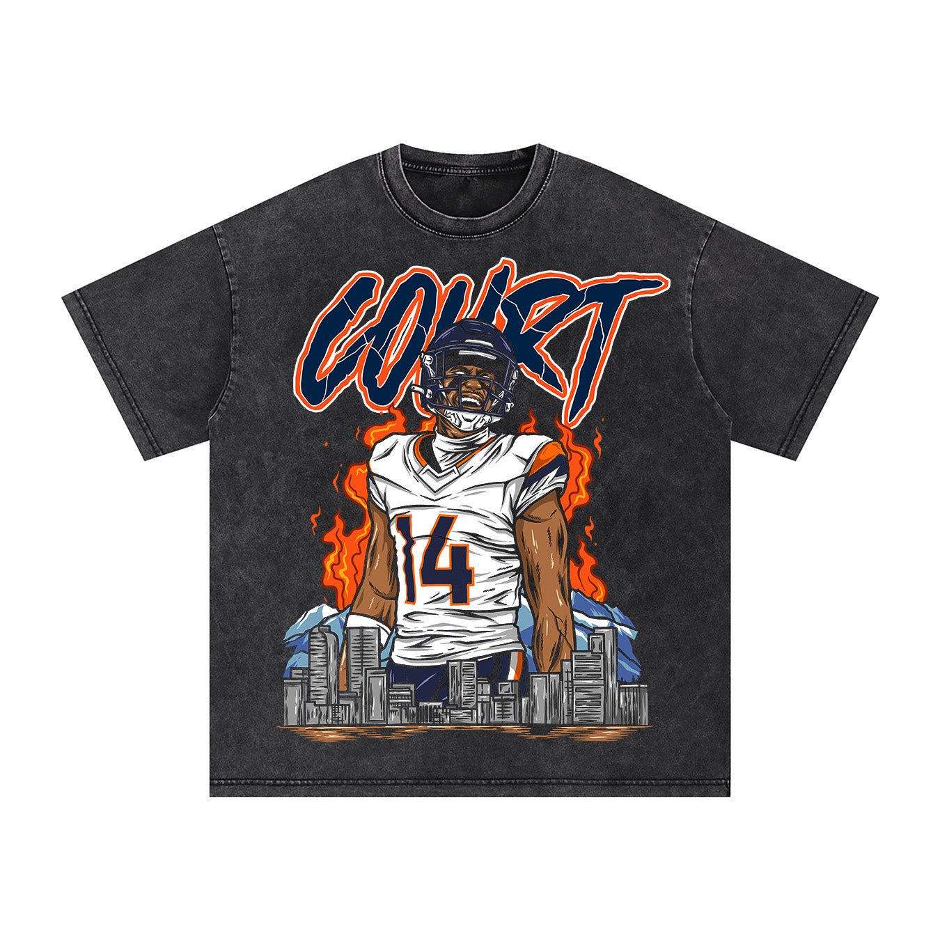 Courtland Sutton - Court Black Tee