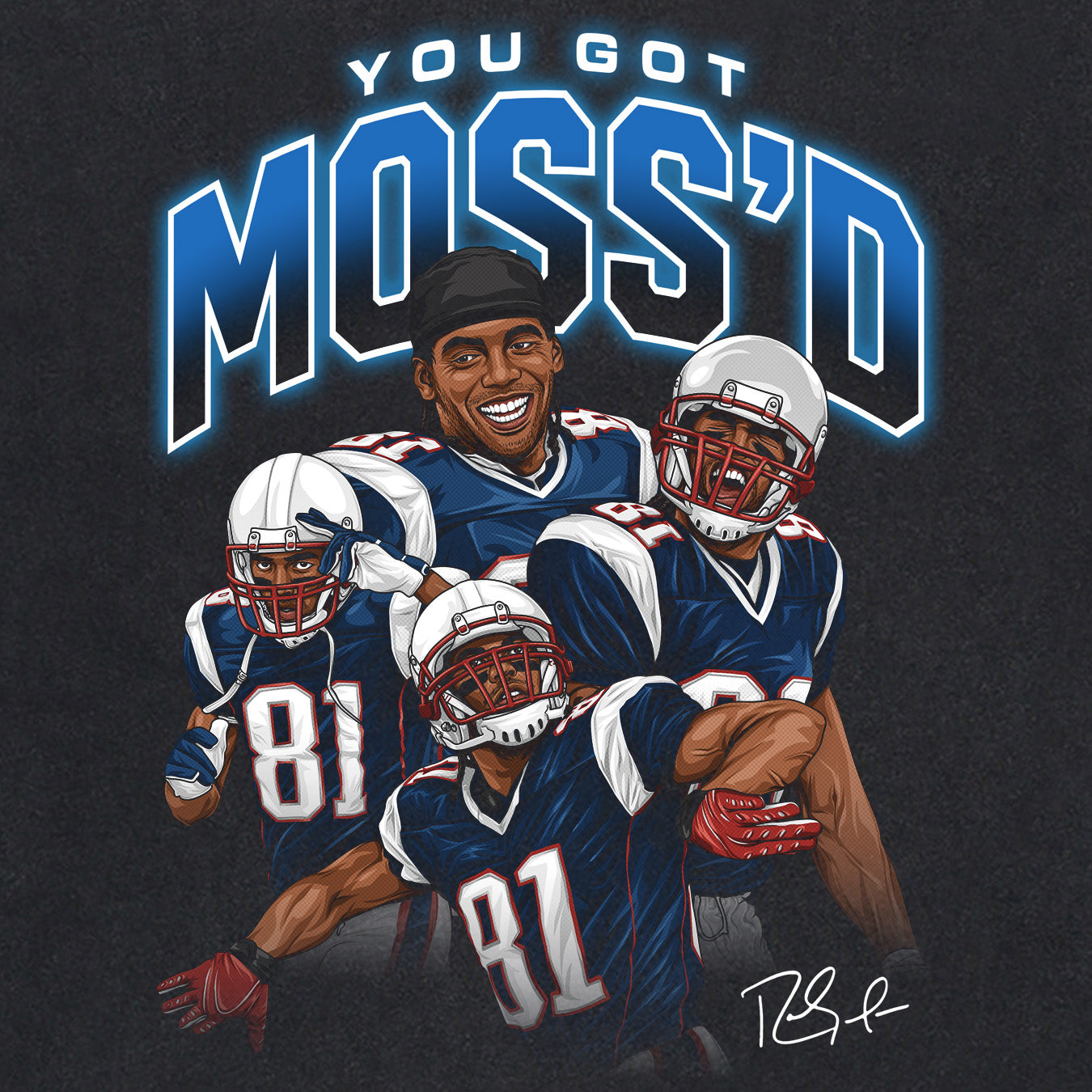 Randy Moss - YOU GOT MOSS'D Black Tee