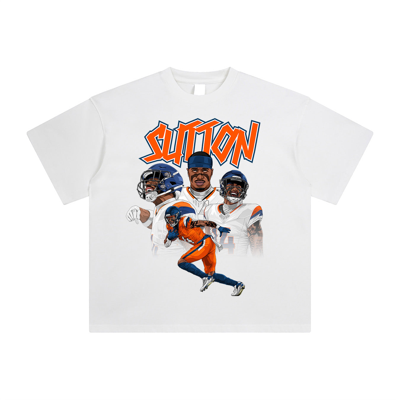 Courtland Sutton - White Tee