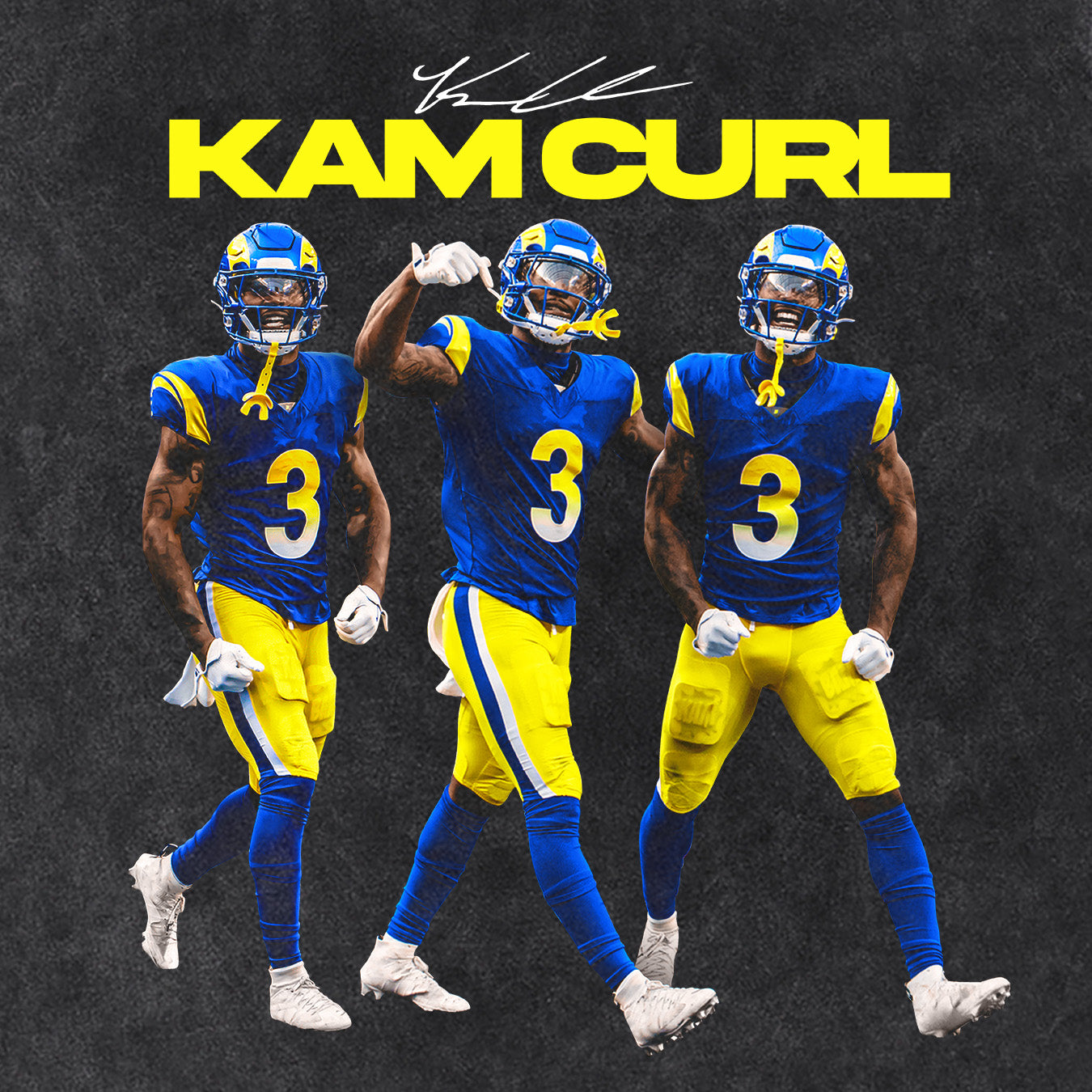 Kam Curl - Black Celly Tee
