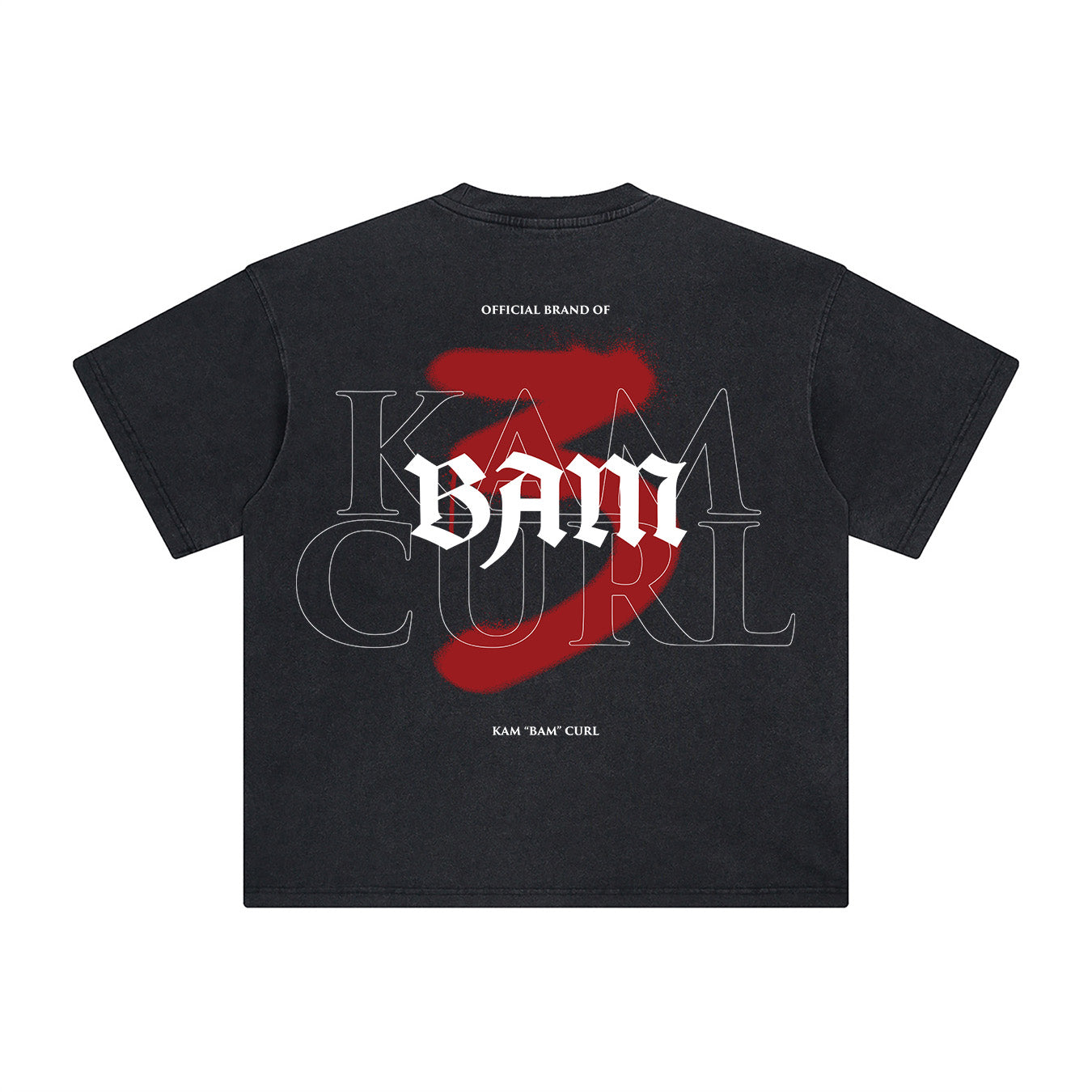 Kam Curl - BAM Black/Red Tee