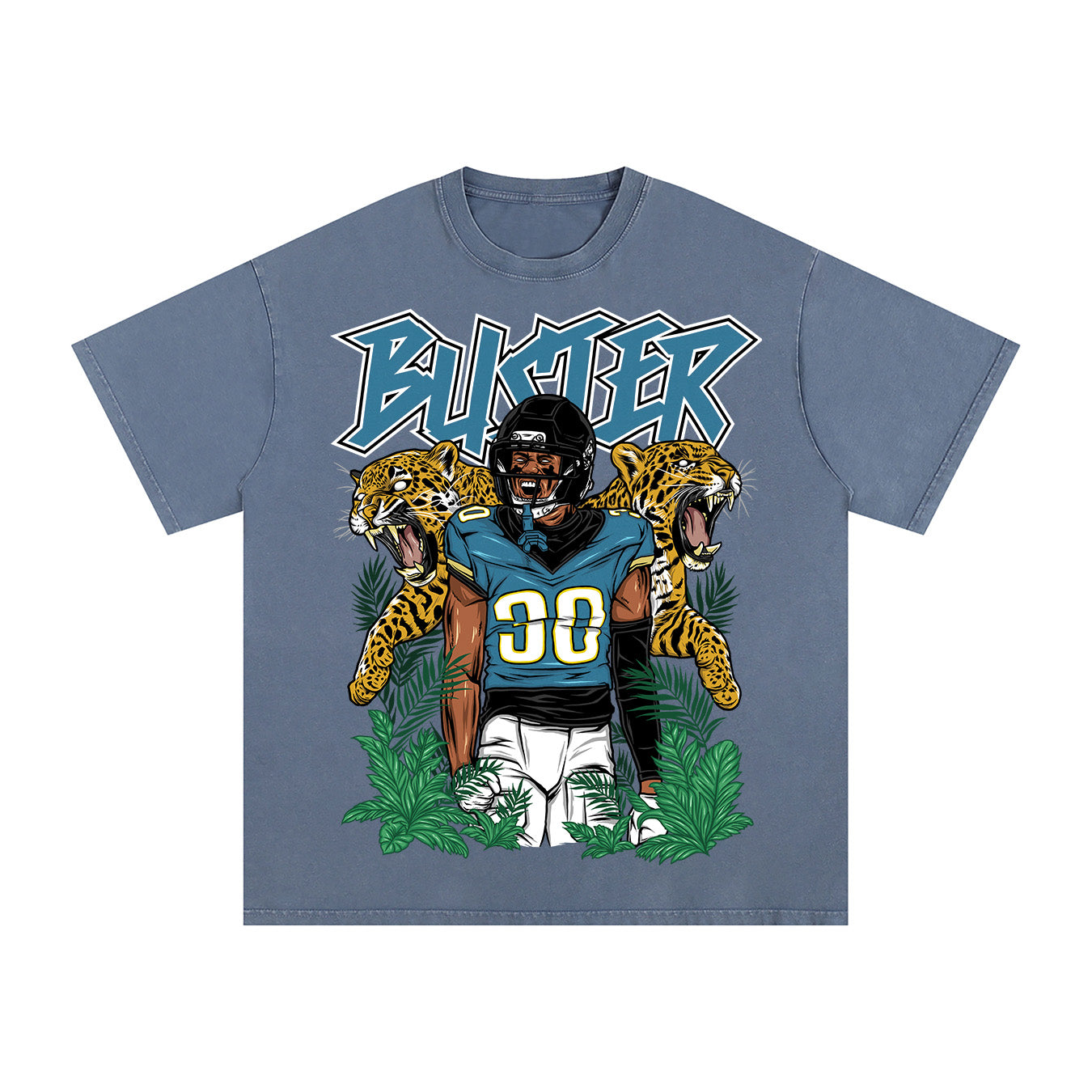 Montaric Brown - Blue Tee