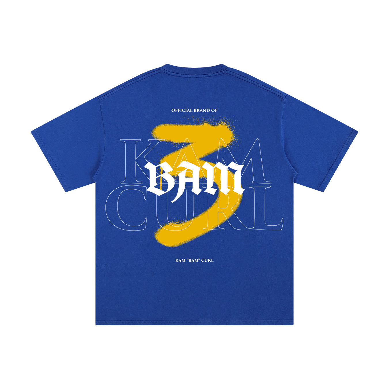 Kam Curl - BAM Blue/Yellow Tee