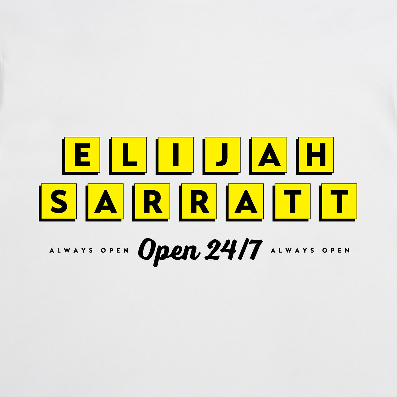 Elijah Sarratt - Diner Tee