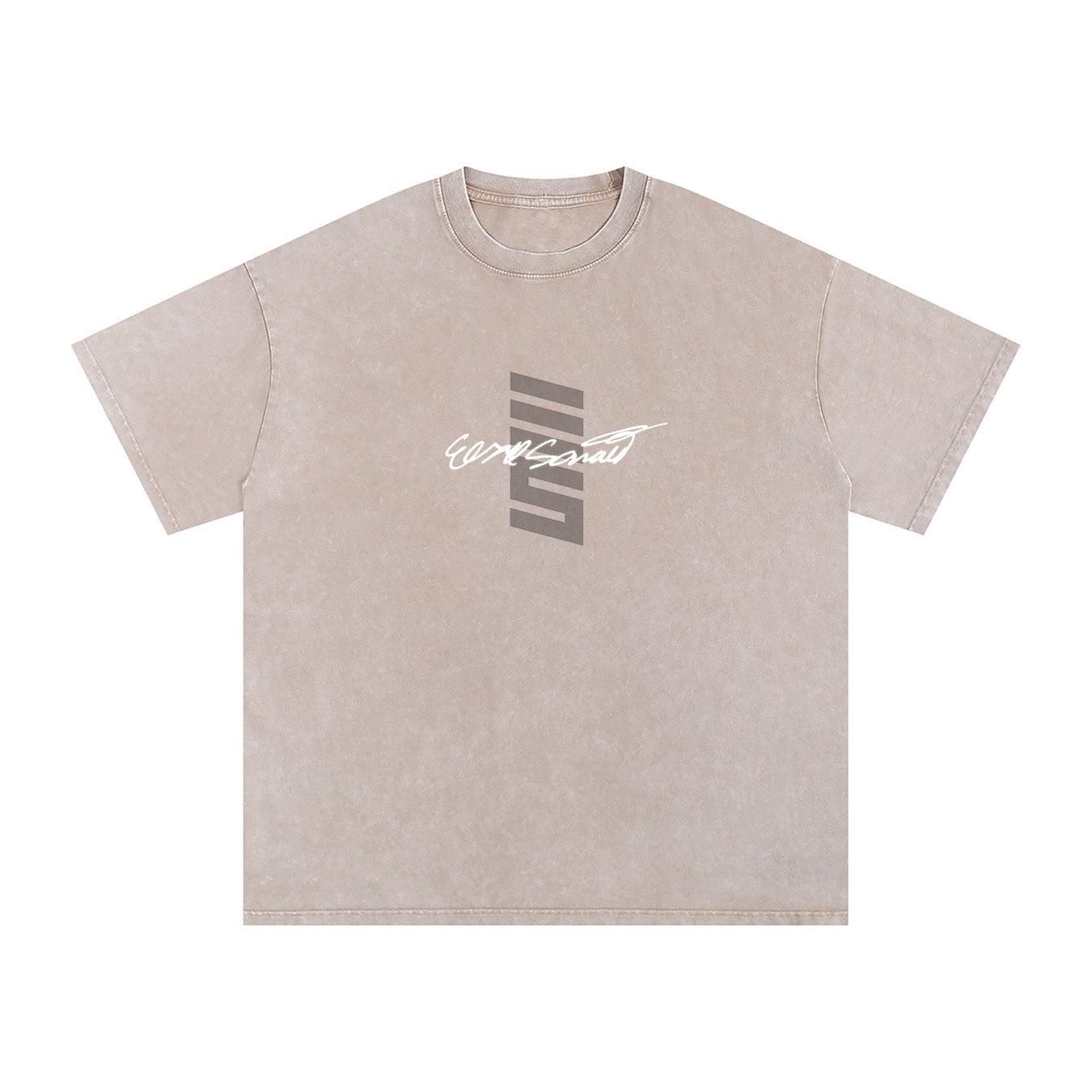 Elijah Sarratt - Tan Logo Tee