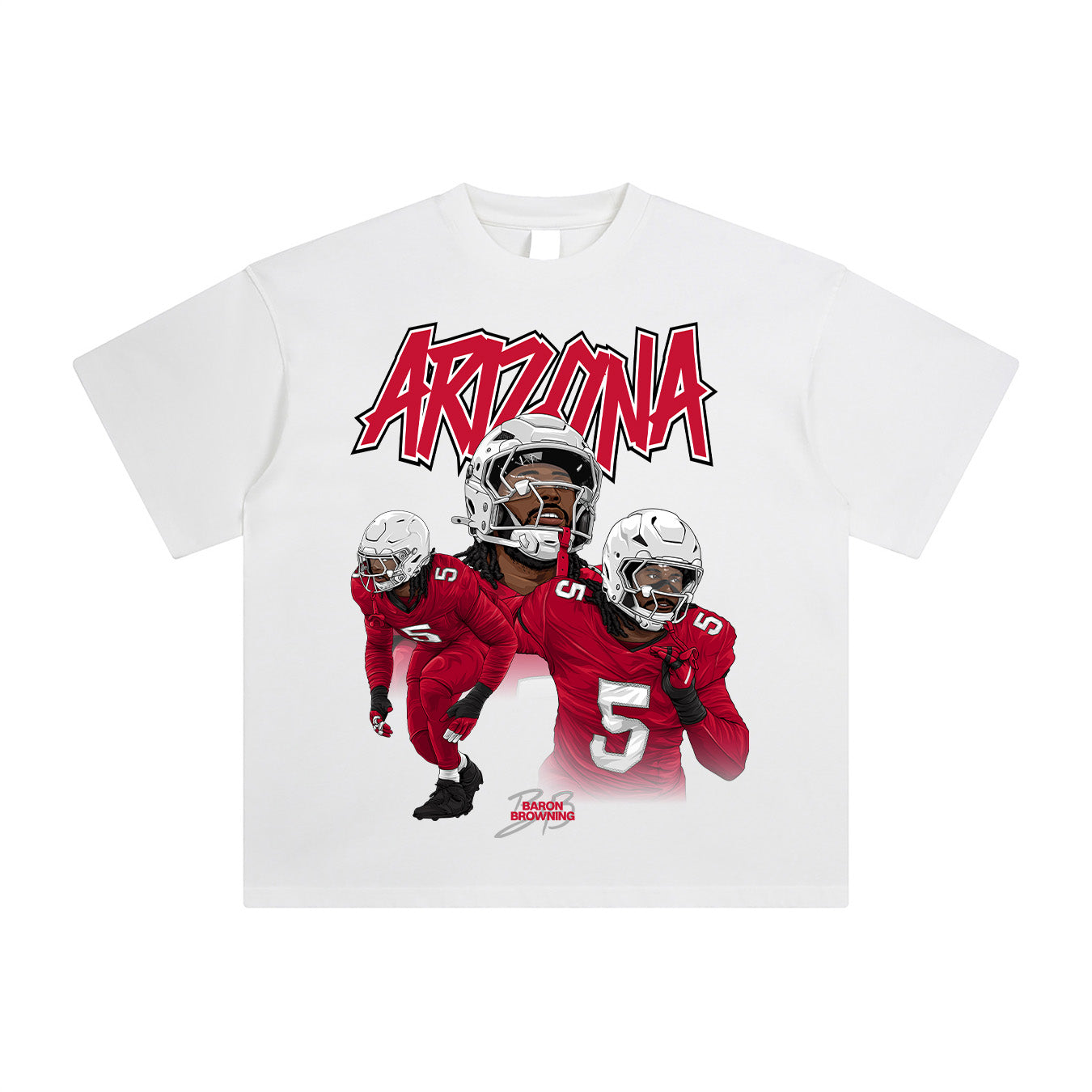 Baron Browning - White Tee