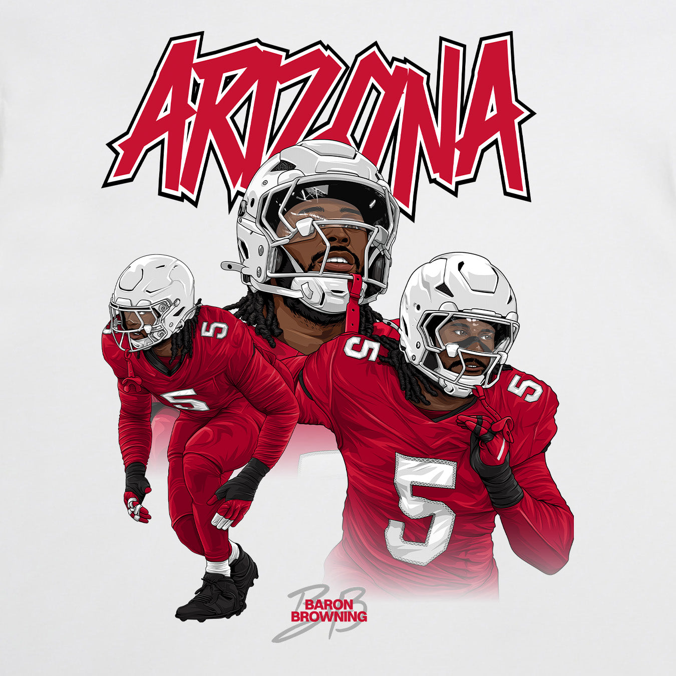 Baron Browning - White Tee