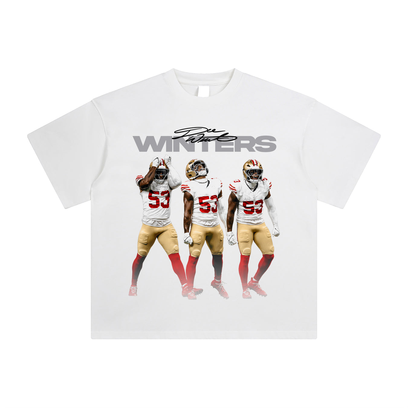 Dee Winters - White Celly Tee