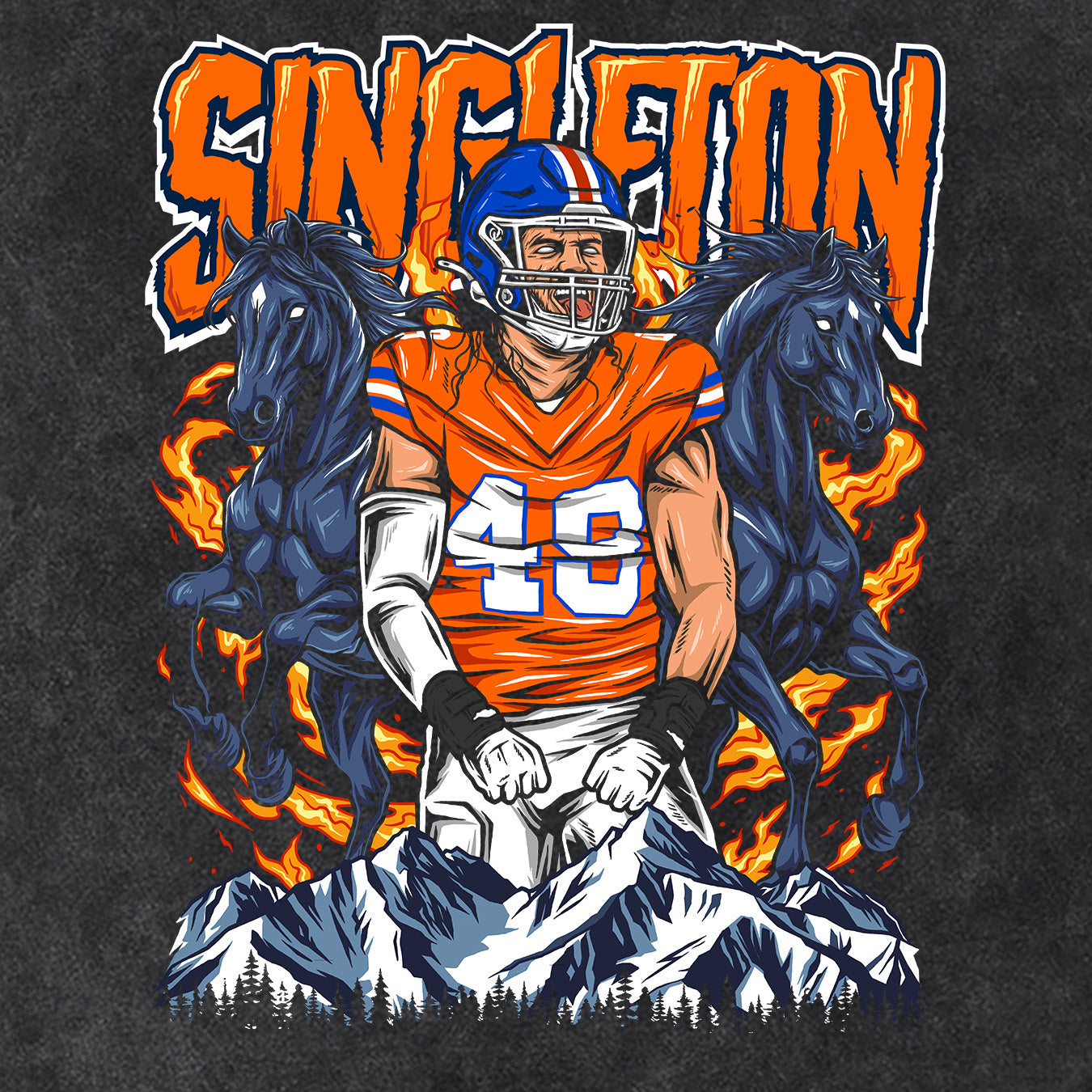 Alex Singleton - Black Tee