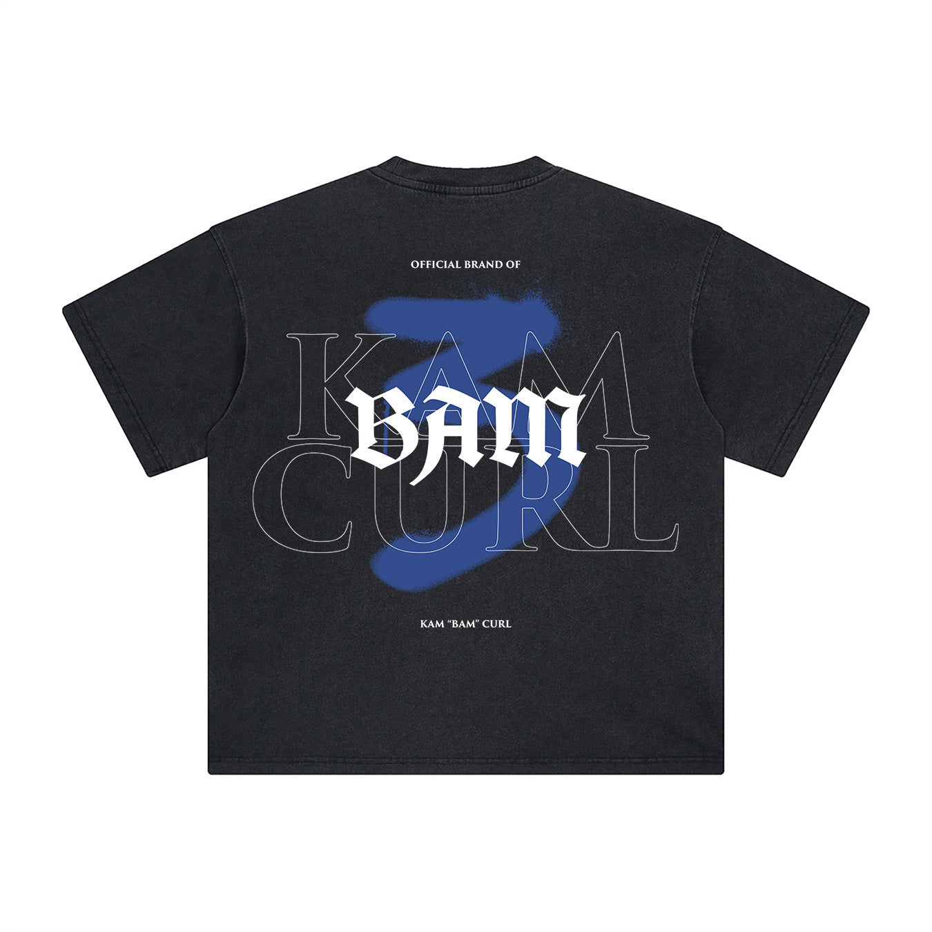 Kam Curl - BAM Black/Blue Tee