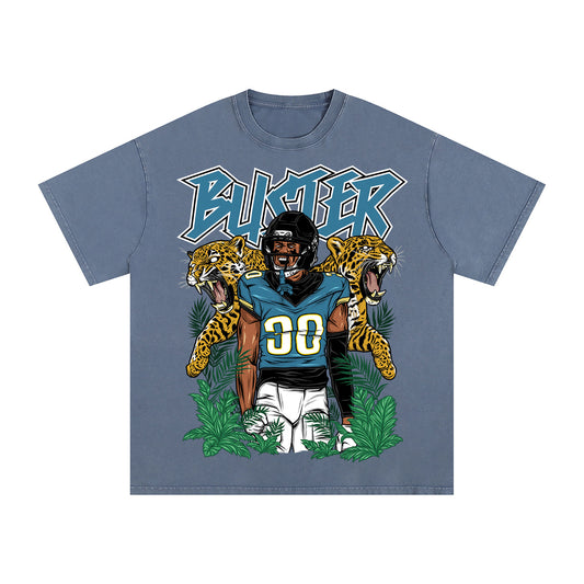 Montaric Brown - Blue Tee
