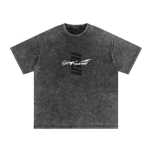 Elijah Sarratt - Dark Gray Logo Tee