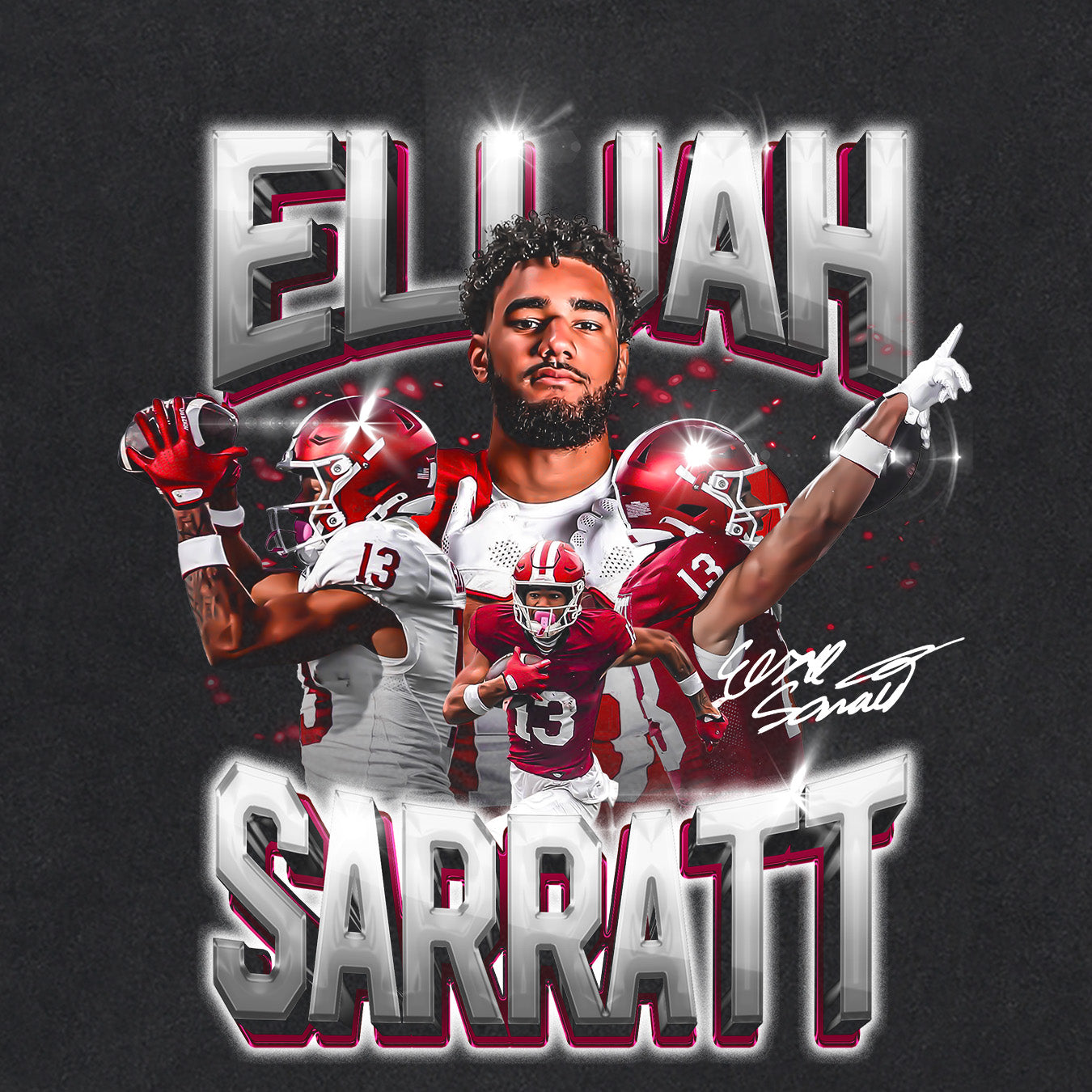 Elijah Sarratt - Black Tee