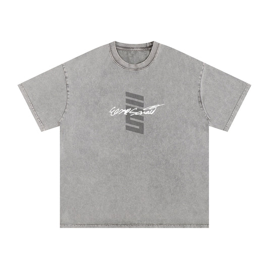Elijah Sarratt - Light Gray Logo Tee