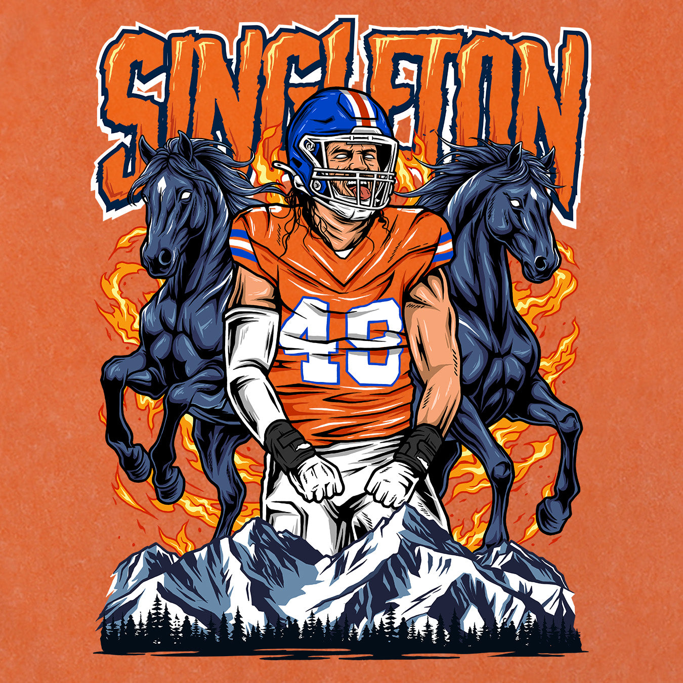 Alex Singleton - Orange Tee