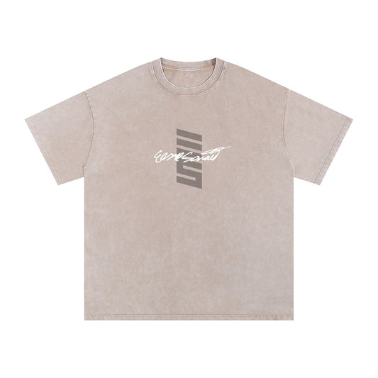 Elijah Sarratt - Tan Logo Tee