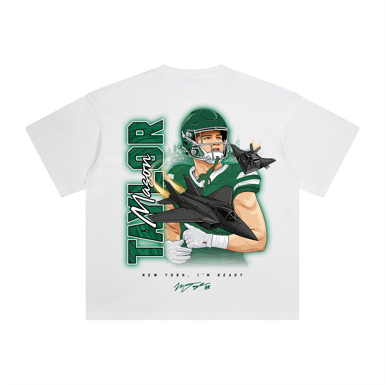 Mason Taylor - NY White Tee